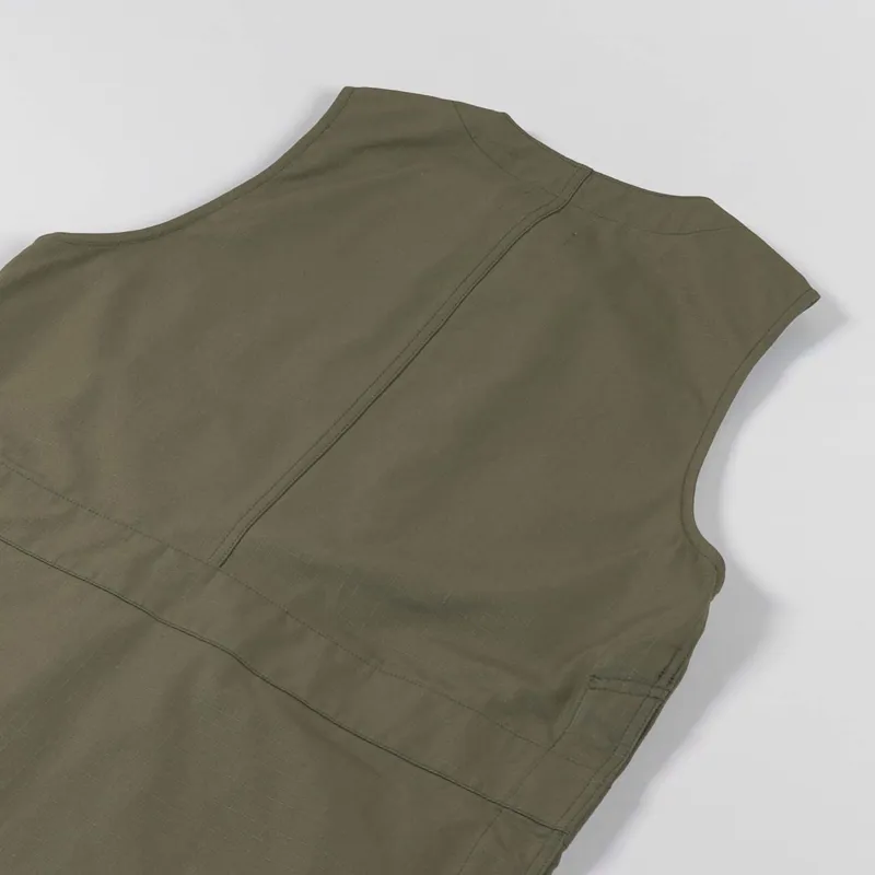 Snow Peak DWR Ripstop Vest Olive-3