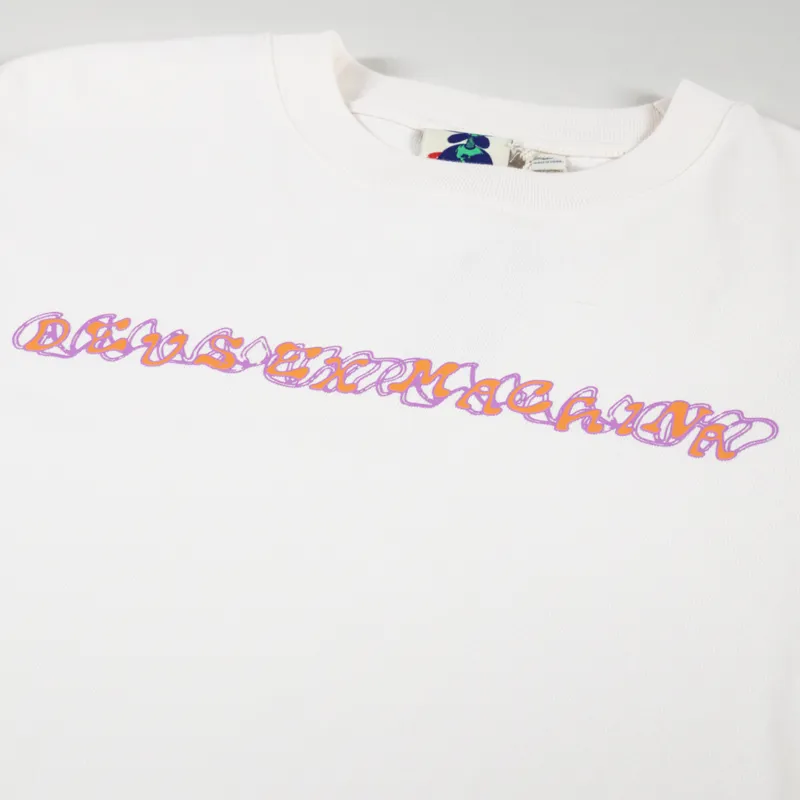 Dues Ex Machina Womens DXW Fungus T Shirt White Sand-1