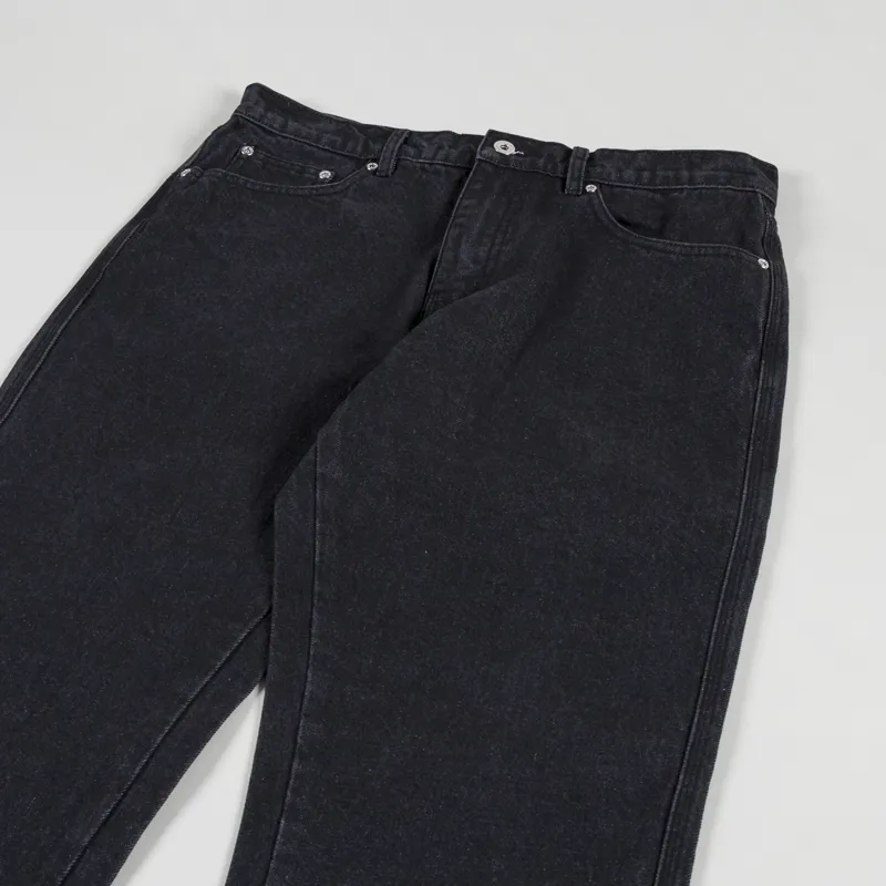 Deus Ex Machina Dixon Tapered Jean Washed Black-3