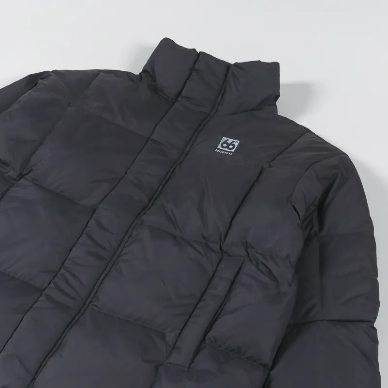 66 North Recycled Dyngja Down Jacket Obsidian-6