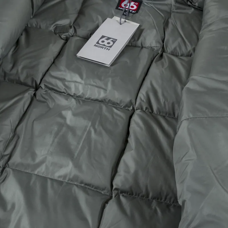 66 North Recycled Dyngja Down Jacket Glacial Clay-7