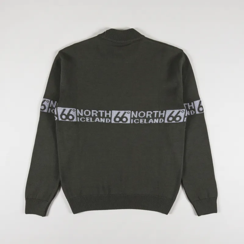 66 North Dyngja Knit Sweater Glacial Clay-1