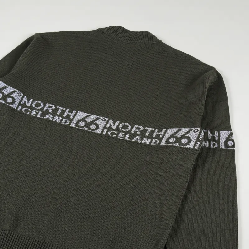 66 North Dyngja Knit Sweater Glacial Clay-3