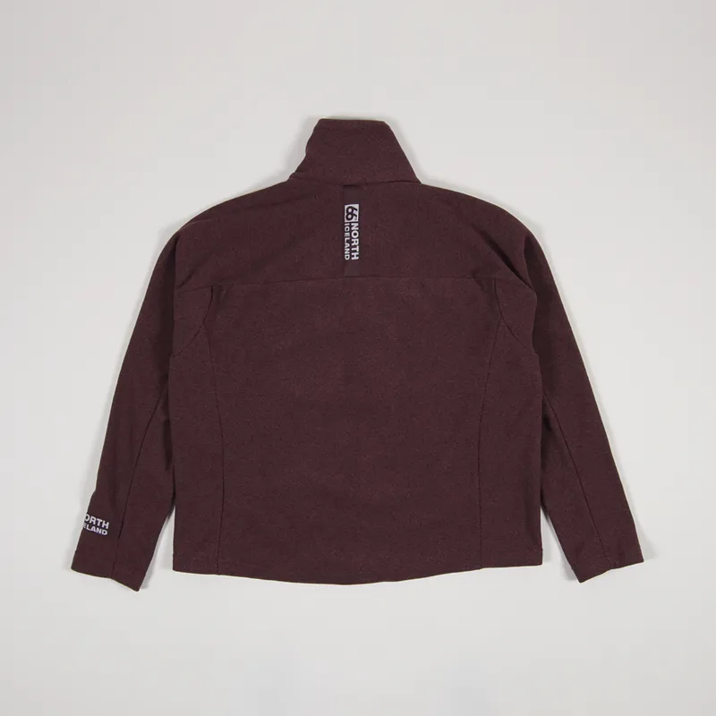 66 North Dyngja Zipneck Fleece Plum-2
