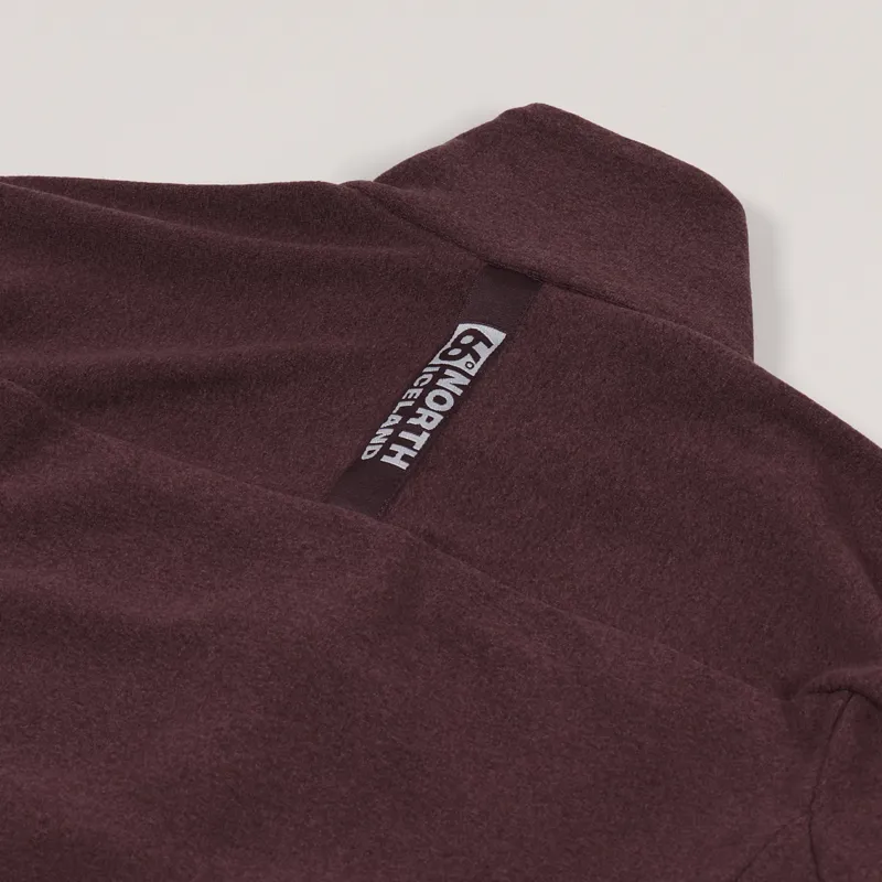 66 North Dyngja Zipneck Fleece Plum-4