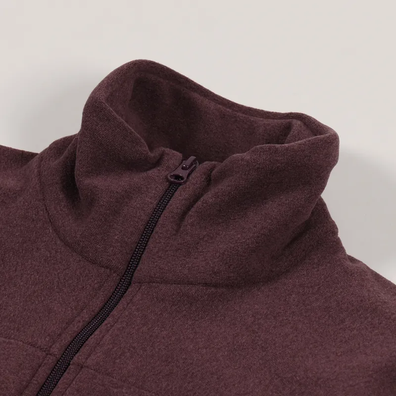 66 North Dyngja Zipneck Fleece Plum-7