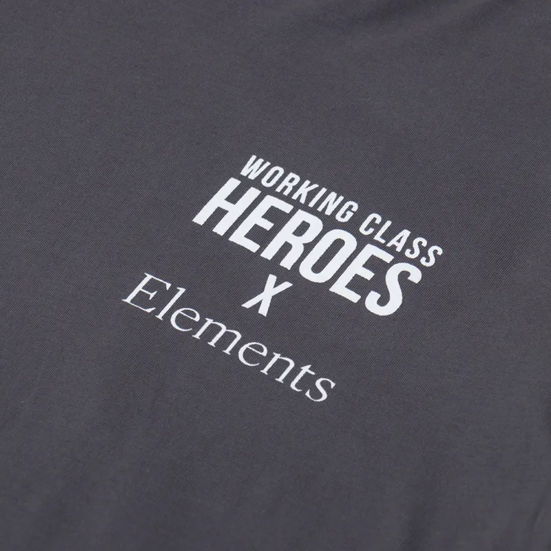 Working Class Heroes x Elements Aether Regular Fit T Shirt-5