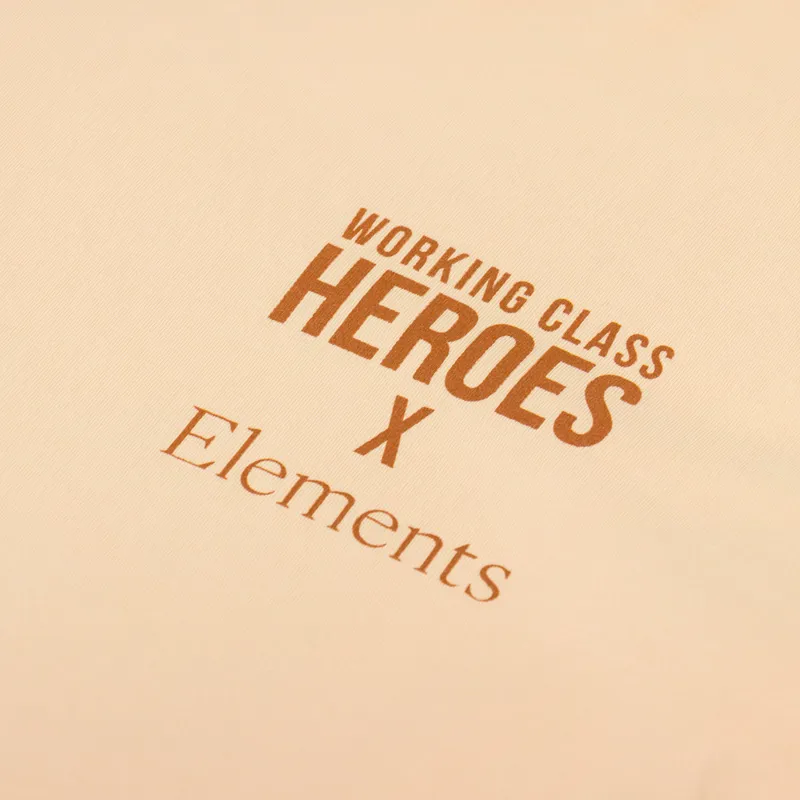Working Class Heroes x Elements Fire Regular Fit T Shirt-5