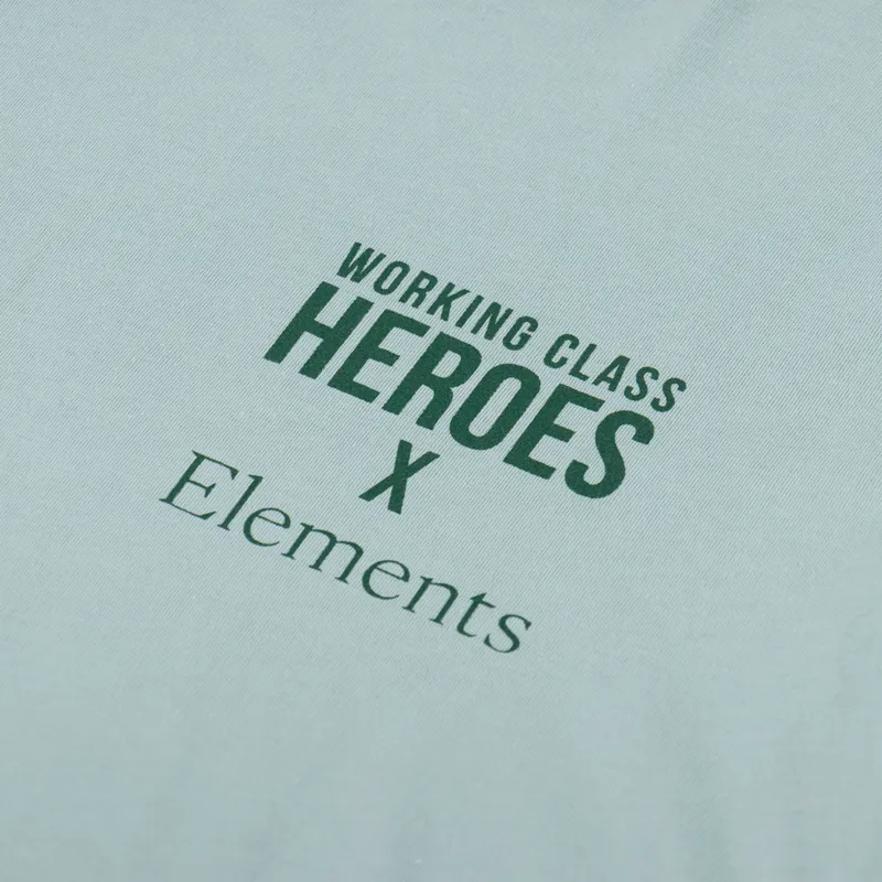 Working Class Heroes x Elements Water Regular Fit T Shirt-5