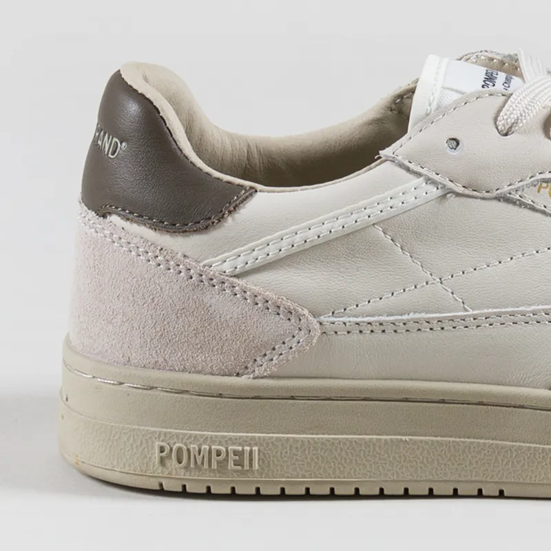 Pompeii Elan Leather Shoes Ecru Khaki-4