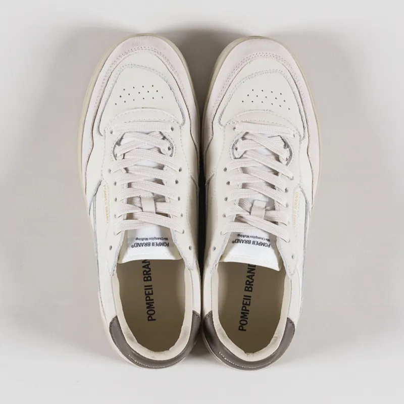 Pompeii Elan Leather Shoes Ecru Khaki-6