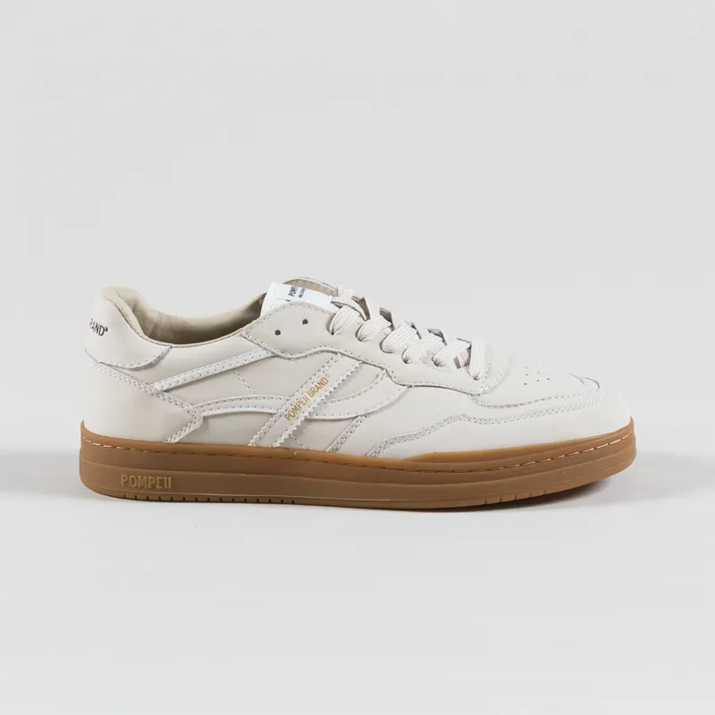Pompeii Elan Pippa Leather Shoes Ecru Gum-1