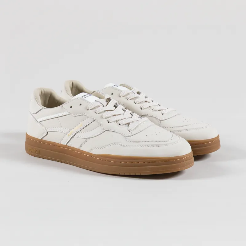 Pompeii Elan Pippa Leather Shoes Ecru Gum