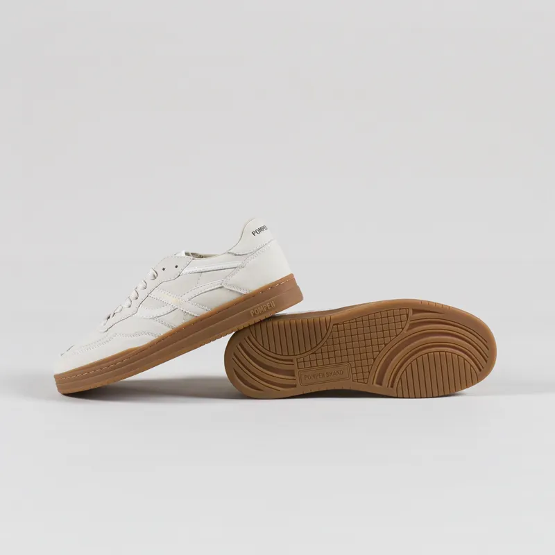 Pompeii Elan Pippa Leather Shoes Ecru Gum-3