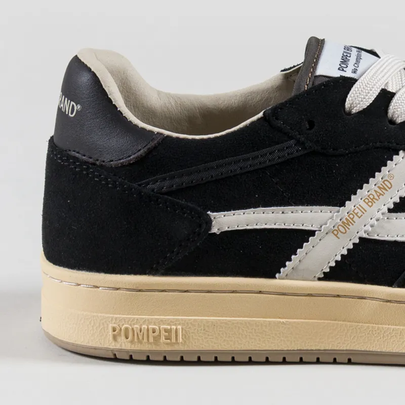 Pompeii Elan Pippa Suede Shoes Anthracite Ecru-4