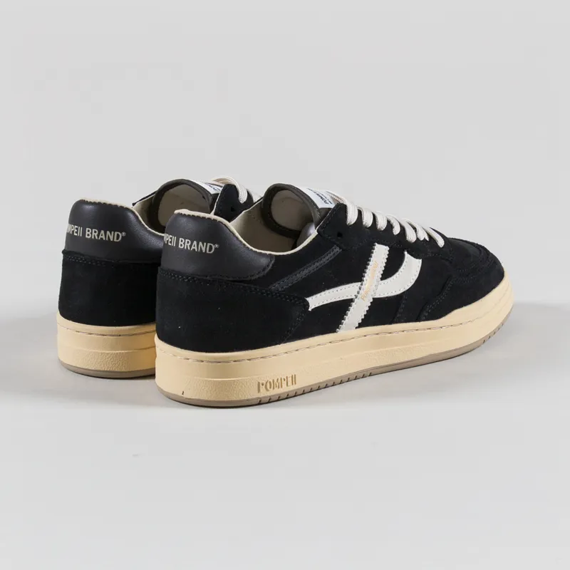 Pompeii Elan Pippa Suede Shoes Anthracite Ecru-1