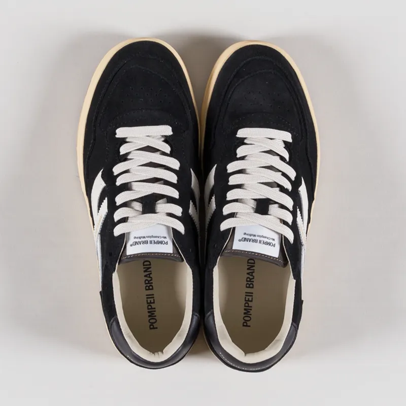 Pompeii Elan Pippa Suede Shoes Anthracite Ecru-6