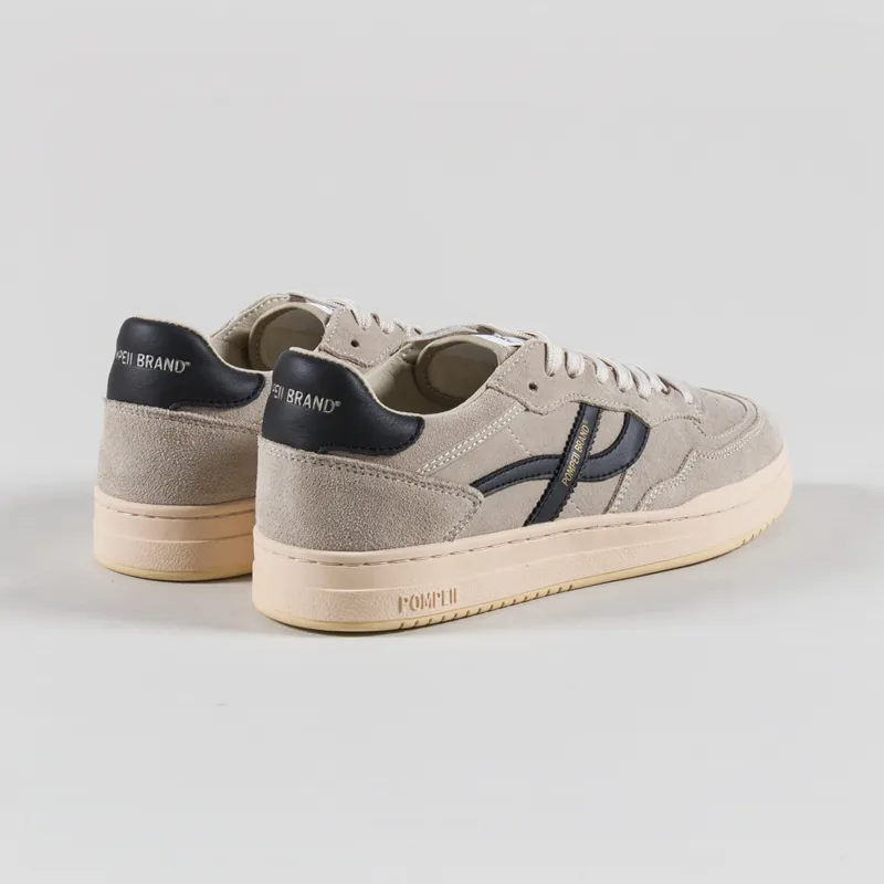 Pompeii Elan Pippa Suede Shoes Grey Navy-1