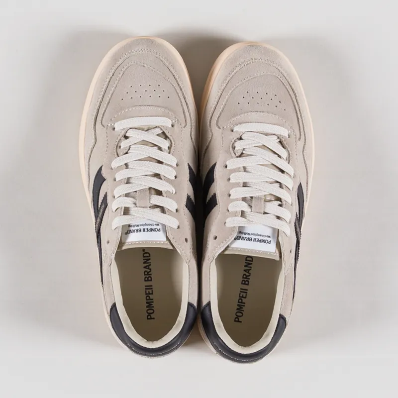 Pompeii Elan Pippa Suede Shoes Grey Navy-6