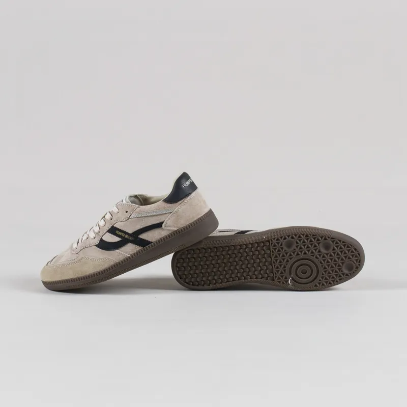 Pompeii Elan Sala Nobuck Shoes Oat Anthracite-3