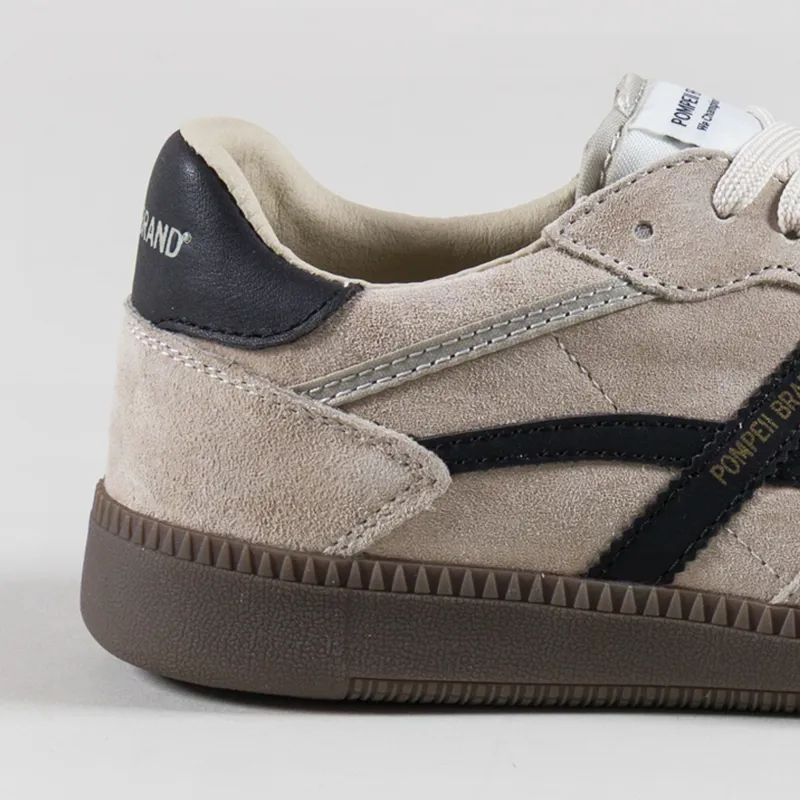 Pompeii Elan Sala Nobuck Shoes Oat Anthracite-4