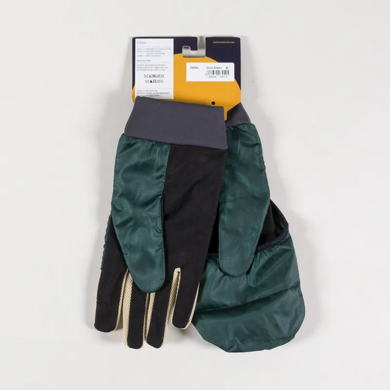 Elmer Windproof Fabric Conductive Gloves Dark Green-2