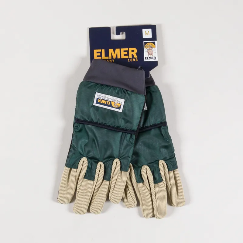Elmer Windproof Fabric Conductive Gloves Dark Green