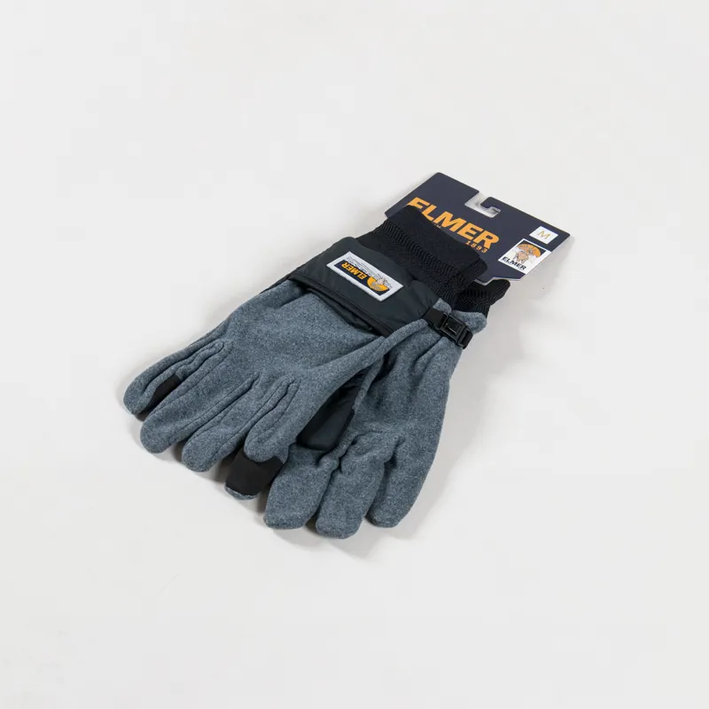 Elmer Windproof Fabric Conductive Gloves Grey-2