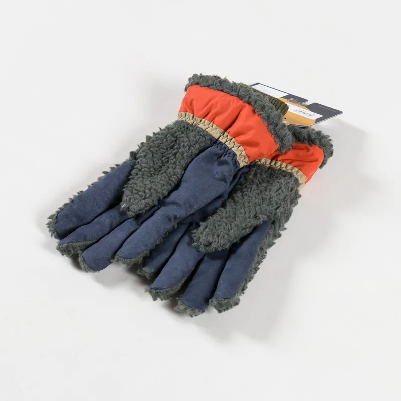 Elmer Wool Pile 5 Fingers Conductive Gloves Khaki-3