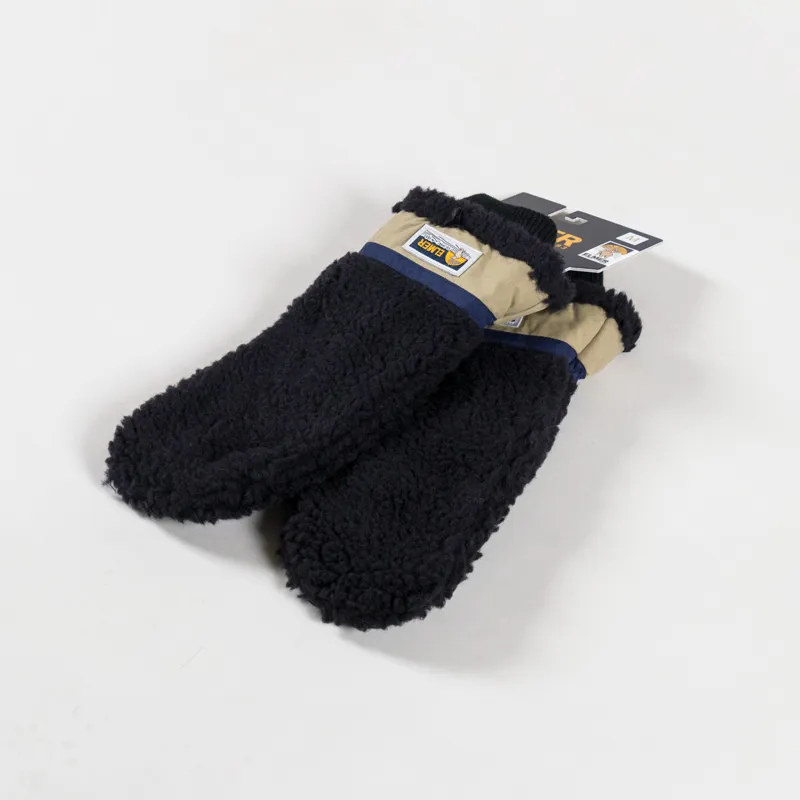 Elmer Wool Pile 5 Fingers Conductive Mittens Black-2