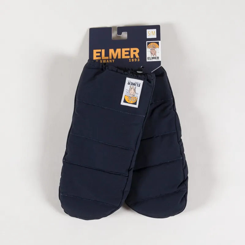 Elmer Mens Cover Down Insulated Gloves Mittens Navy Blue