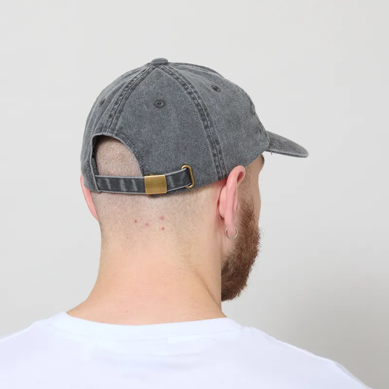 Working Class Heroes Embroidered Cap Vintage Black White-2