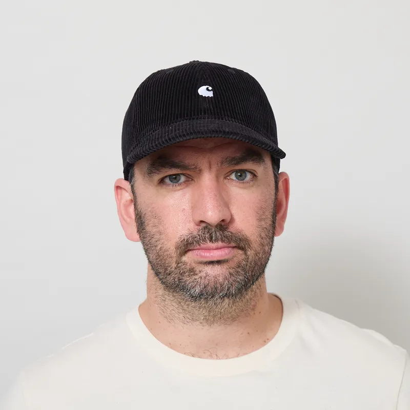 Carhartt WIP Harlem Cap Black White-1