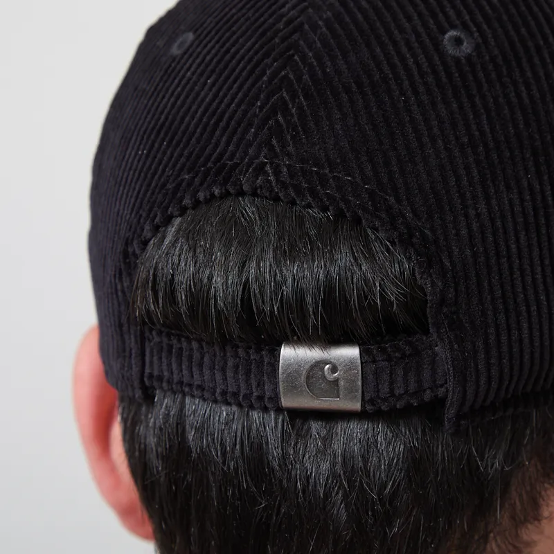 Carhartt WIP Harlem Cap Black White-4