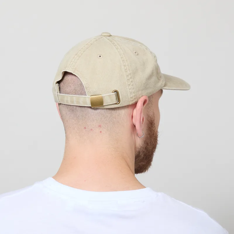 Working Class Heroes Embroidered Cap Vintage Stone Brown-2