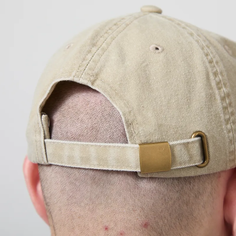 Working Class Heroes Embroidered Cap Vintage Stone Brown-4
