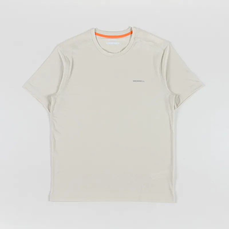 Merrell Vista Tencel T Shirt Beige