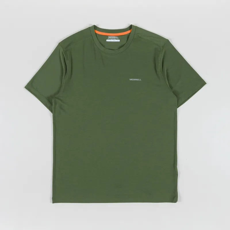 Merrell Vista Tencel T Shirt Military Green