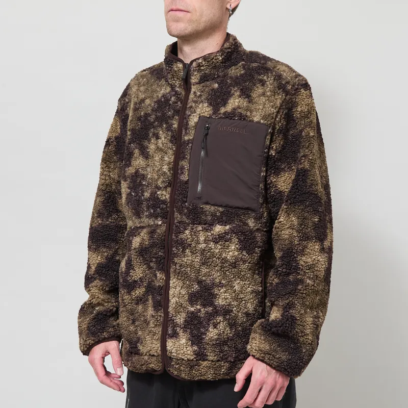Merrell Sunspire Fleece Jacket Coffee-1