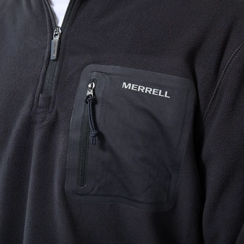 Merrell Creek Microfleece Quarter Zip Black-4