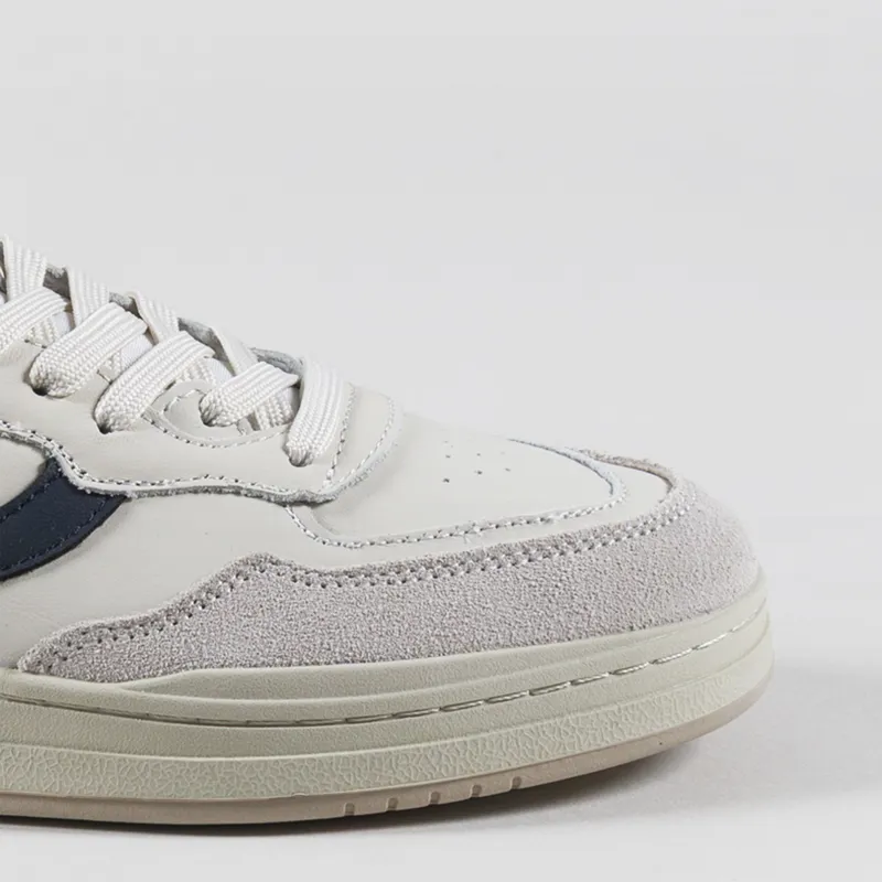 Pompeii Elan Pippa Leather Shoes Ecru Navy-5