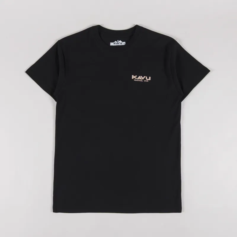 Kavu True Grade T Shirt Black-1