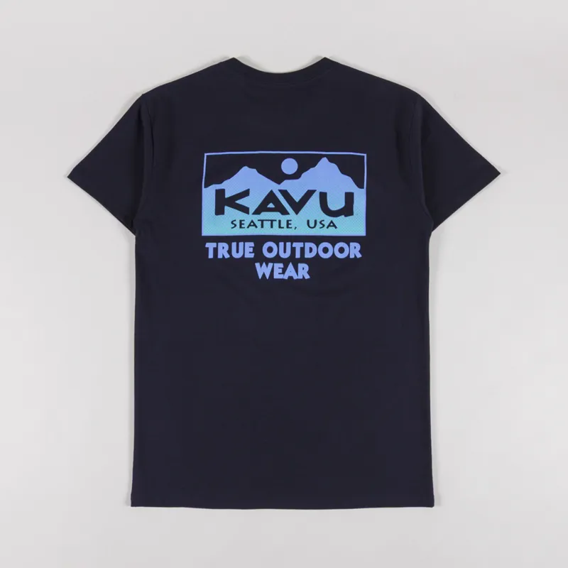 Kavu True Grade T Shirt Nautical Navy