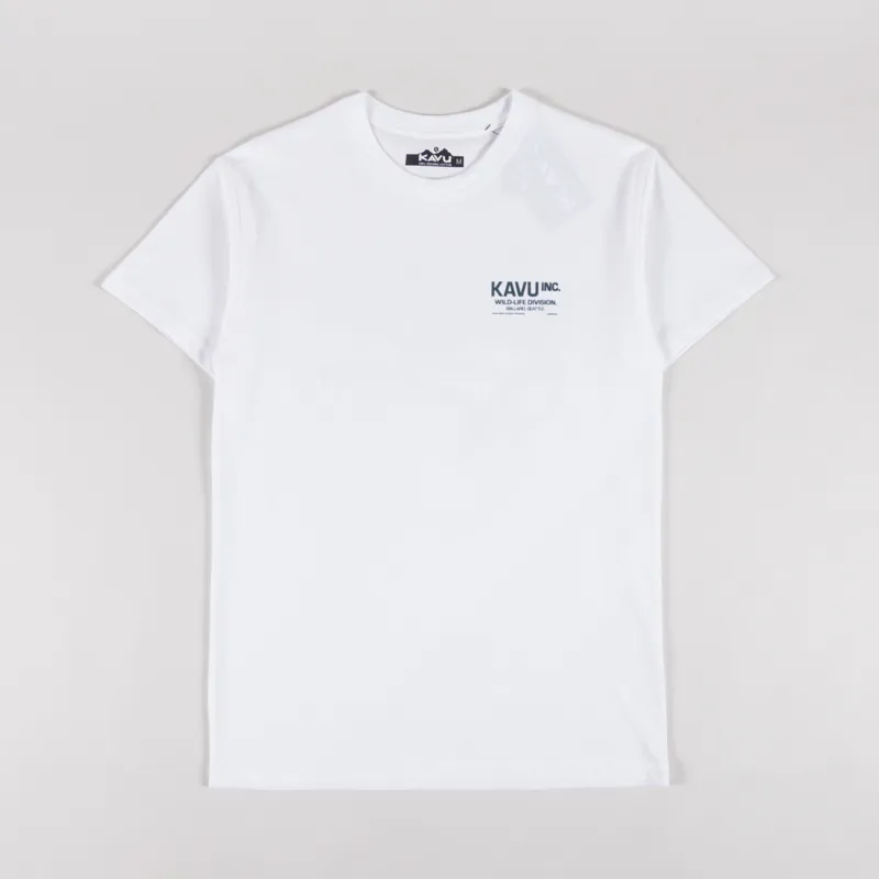Kavu Wild Life T Shirt Off White-1