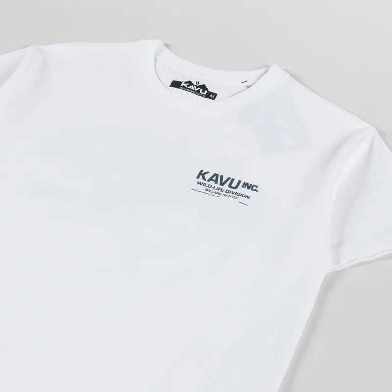 Kavu Wild Life T Shirt Off White-3