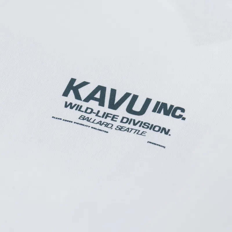 Kavu Wild Life T Shirt Off White-5