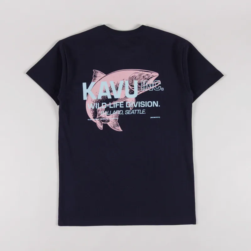 Kavu Wild Life T Shirt Nautical Navy