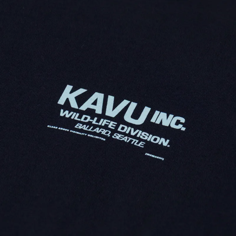 Kavu Wild Life T Shirt Nautical Navy-5
