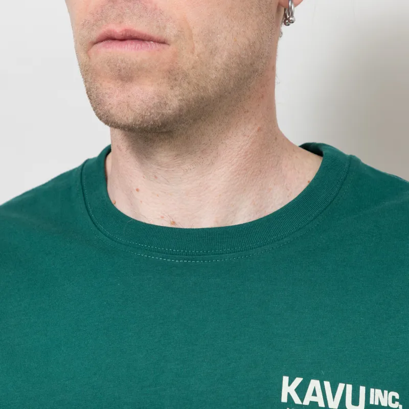 Kavu Wild Life T Shirt Dark Spruce-3