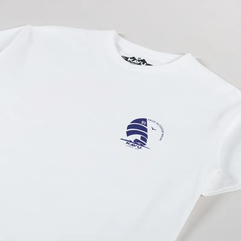 Kavu Rudder T Shirt White-3